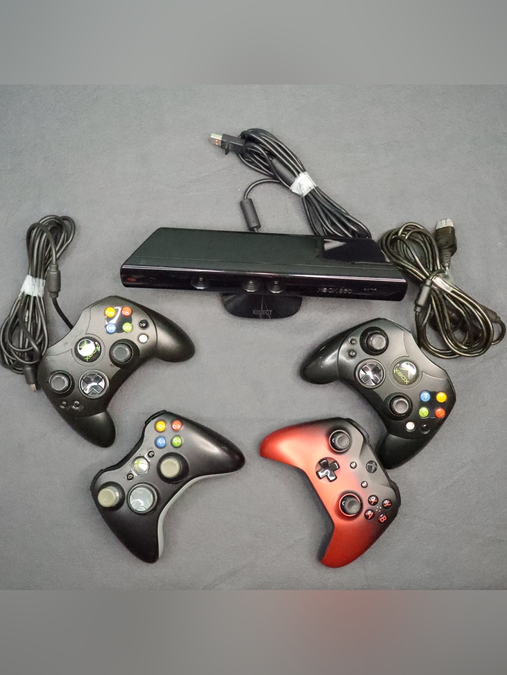 Xbox Controller Bundle Lot - Volcano Shadow Xbox One, Original S, 360 & Kinect⁠